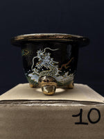 Carica l'immagine nel visualizzatore Galleria, Vaso per Neofinetia - Nishikibachi 錦鉢 - Japan Imported - misura 3.5" cod.10