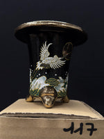 Carica l'immagine nel visualizzatore Galleria, Vaso per Neofinetia - Nishikibachi 錦鉢 - Japan Imported - misura 3.3" cod.117