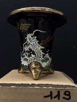 Carica l'immagine nel visualizzatore Galleria, Vaso per Neofinetia - Nishikibachi 錦鉢 - Japan Imported - misura 3.3" cod.119