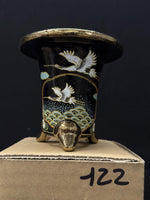 Carica l'immagine nel visualizzatore Galleria, Vaso per Neofinetia - Nishikibachi 錦鉢 - Japan Imported - misura 3.3" cod.122