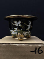 Carica l'immagine nel visualizzatore Galleria, Vaso per Neofinetia - Nishikibachi 錦鉢 - Japan Imported - misura 3.3" cod.16