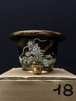 Carica l'immagine nel visualizzatore Galleria, Vaso per Neofinetia - Nishikibachi 錦鉢 - Japan Imported - misura 3.3" cod.18