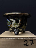 Carica l'immagine nel visualizzatore Galleria, Vaso per Neofinetia - Nishikibachi 錦鉢 - Japan Imported - misura 3.5" cod.27