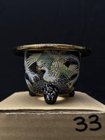 Carica l'immagine nel visualizzatore Galleria, Vaso per Neofinetia - Nishikibachi 錦鉢 - Japan Imported - misura 3.3" cod.33