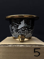 Carica l'immagine nel visualizzatore Galleria, Vaso per Neofinetia - Nishikibachi 錦鉢 - Japan Imported - misura 3.5" cod.5