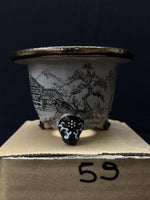 Carica l'immagine nel visualizzatore Galleria, Vaso per Neofinetia - Nishikibachi 錦鉢 - Japan Imported - misura 3.5" cod.59