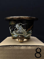 Carica l'immagine nel visualizzatore Galleria, Vaso per Neofinetia - Nishikibachi 錦鉢 - Japan Imported - misura 3.5" cod.8