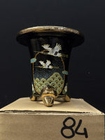 Carica l'immagine nel visualizzatore Galleria, Vaso per Neofinetia - Nishikibachi 錦鉢 - Japan Imported - misura 3.3" cod.84