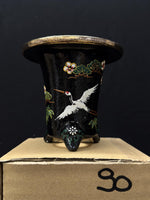 Carica l'immagine nel visualizzatore Galleria, Vaso per Neofinetia - Nishikibachi 錦鉢 - Japan Imported - misura 3.3" cod.90