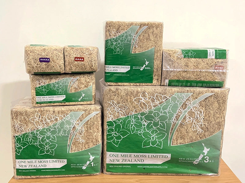 Sfagno neozelandese Premium a Fibra Lunga - One Mile Moss