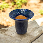 Carica l'immagine nel visualizzatore Galleria, Vaso per Neofinetia smaltato a trombetta