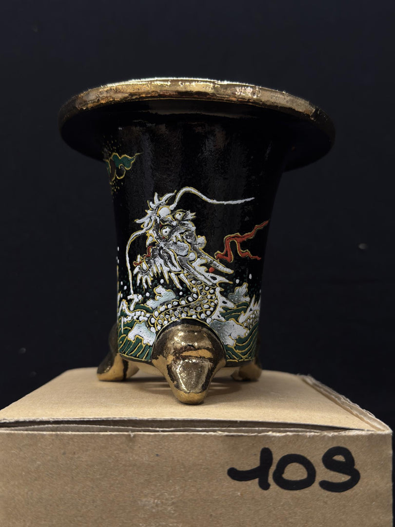 Vaso per Neofinetia - Nishikibachi 錦鉢 - Japan Imported - misura 3.3" cod.109