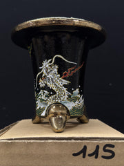 Vaso per Neofinetia - Nishikibachi 錦鉢 - Japan Imported - misura 3.3