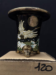 Vaso per Neofinetia - Nishikibachi 錦鉢 - Japan Imported - misura 3.3