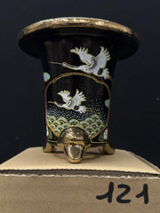 Vaso per Neofinetia - Nishikibachi 錦鉢 - Japan Imported - misura 3.3