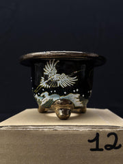 Vaso per Neofinetia - Nishikibachi 錦鉢 - Japan Imported - misura 3.3