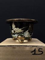 Carica l&#39;immagine nel visualizzatore Galleria, Vaso per Neofinetia - Nishikibachi 錦鉢 - Japan Imported - misura 3.3&quot; cod.15
