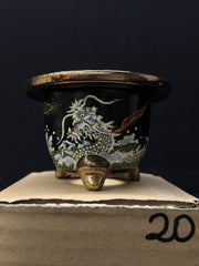 Vaso per Neofinetia - Nishikibachi 錦鉢 - Japan Imported - misura 3.5