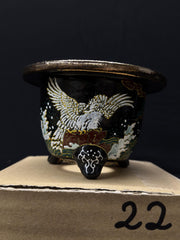 Vaso per Neofinetia - Nishikibachi 錦鉢 - Japan Imported - misura 3.5