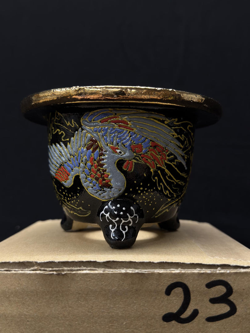 Vaso per Neofinetia - Nishikibachi 錦鉢 - Japan Imported - misura 3.5" cod.23
