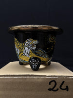 Carica l'immagine nel visualizzatore Galleria, Vaso per Neofinetia - Nishikibachi 錦鉢 - Japan Imported - misura 3.5" cod.24