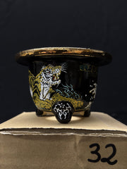 Vaso per Neofinetia - Nishikibachi 錦鉢 - Japan Imported - misura 3.3