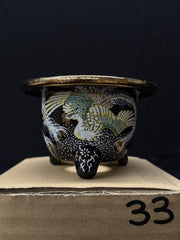 Vaso per Neofinetia - Nishikibachi 錦鉢 - Japan Imported - misura 3.3