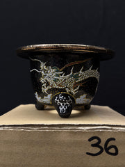 Vaso per Neofinetia - Nishikibachi 錦鉢 - Japan Imported - misura 3.3