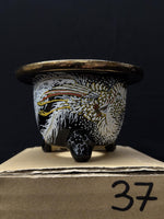Carica l'immagine nel visualizzatore Galleria, Vaso per Neofinetia - Nishikibachi 錦鉢 - Japan Imported - misura 3.5" cod.37