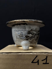 Vaso per Neofinetia - Nishikibachi 錦鉢 - Japan Imported - misura 3.3