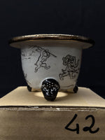 Carica l&#39;immagine nel visualizzatore Galleria, Vaso per Neofinetia - Nishikibachi 錦鉢 - Japan Imported - misura 3.3&quot; cod.42
