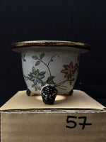 Load image into Gallery viewer, Vase for Neofinetia - Nishikibachi 錦鉢 - Japan Imported - size 3.5" cod.57