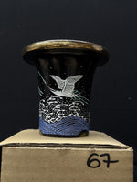 Carica l&#39;immagine nel visualizzatore Galleria, Vaso per Neofinetia - Nishikibachi 錦鉢 - Japan Imported - misura 3.5&quot; cod.67
