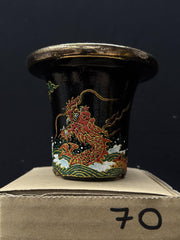 Vaso per Neofinetia - Nishikibachi 錦鉢 - Japan Imported - misura 3.3