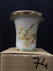 Vaso per Neofinetia - Nishikibachi 錦鉢 - Japan Imported - misura 3.3