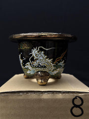 Vaso per Neofinetia - Nishikibachi 錦鉢 - Japan Imported - misura 3.5