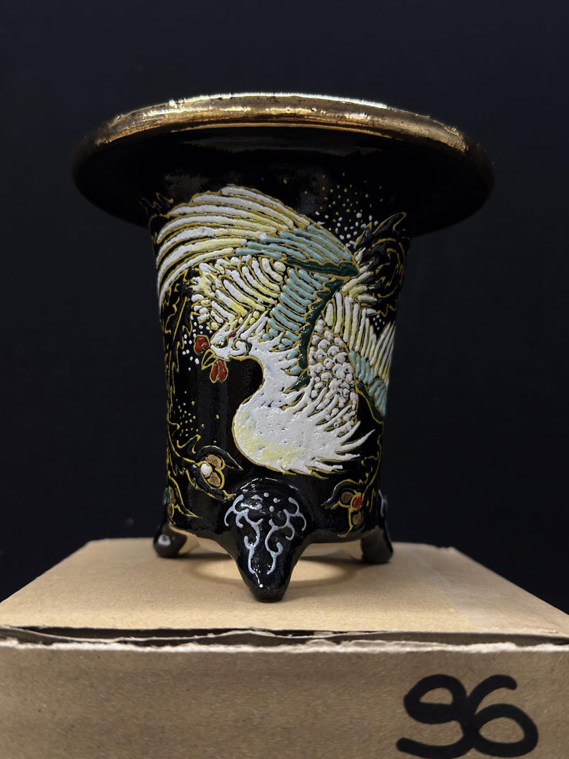 Vaso per Neofinetia - Nishikibachi 錦鉢 - Japan Imported - misura 3.5" cod.96