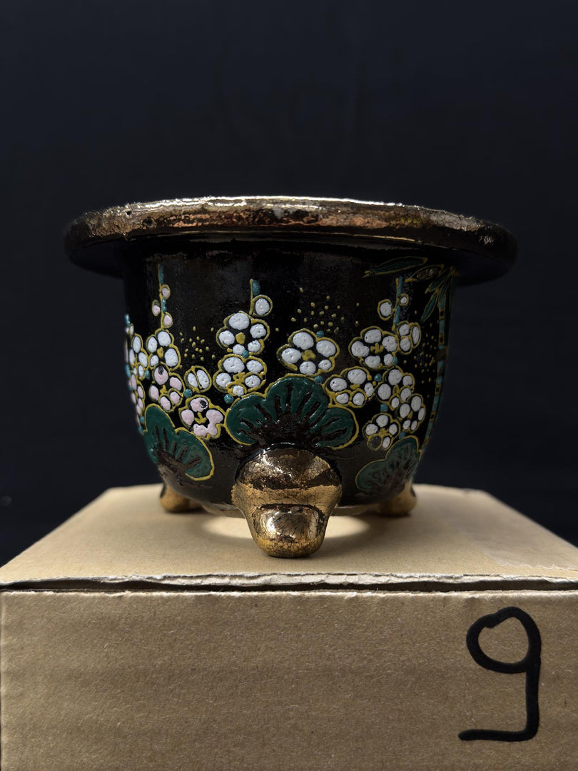 Vaso per Neofinetia - Nishikibachi 錦鉢 - Japan Imported - misura 3.5" cod.9